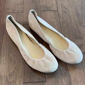 J.Crew CeCe Tan Suede Ballet Flats EUC
